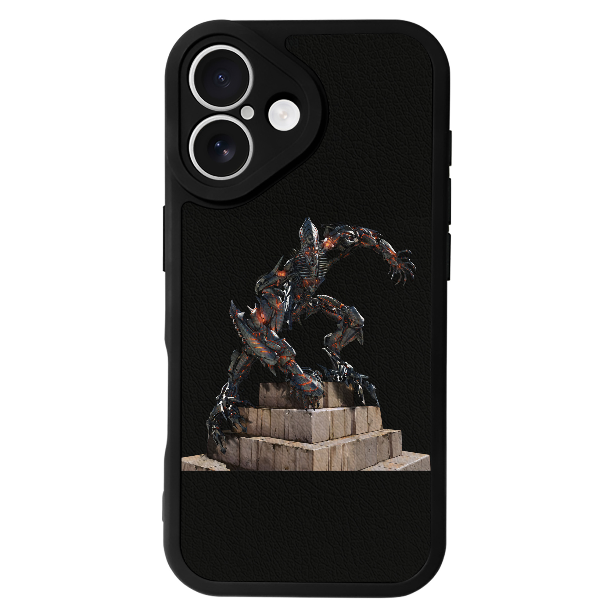 （画像用） Transformers トランスフォーマー 【iPhone 16シリーズ対応】シリコンスマホケース（レザー調） 材質：シリコン